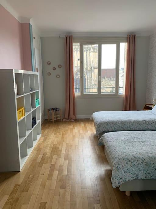 Appart 90M2 Lumineux, Centre, Vue Eglise Penchee Caen Dış mekan fotoğraf