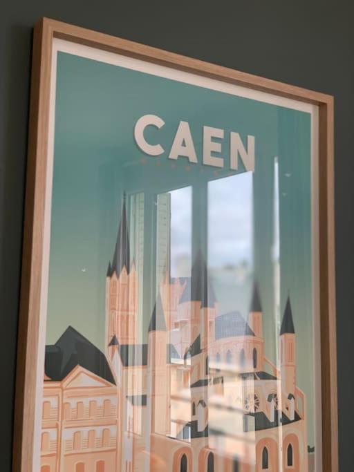 Appart 90M2 Lumineux, Centre, Vue Eglise Penchee Caen Dış mekan fotoğraf