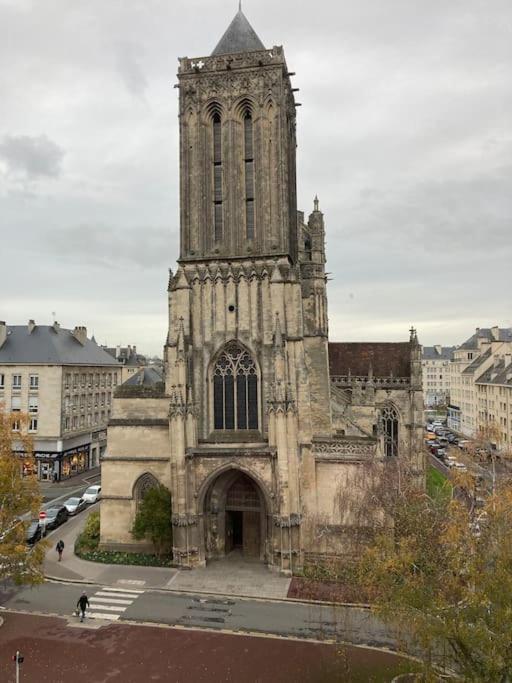 Appart 90M2 Lumineux, Centre, Vue Eglise Penchee Caen Dış mekan fotoğraf